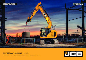 Rupsgraafmachines JCB 245XR