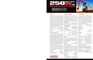 Graafmachines in overslaguitvoering Link-Belt 250 X3 MH