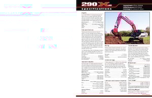 Rupsgraafmachines Link-Belt 290 X2