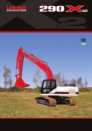 Rupsgraafmachines Link-Belt 290 X2