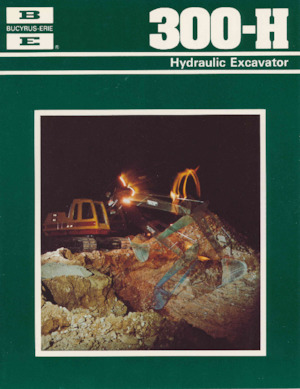 Rupsgraafmachines Bucyrus 300-H