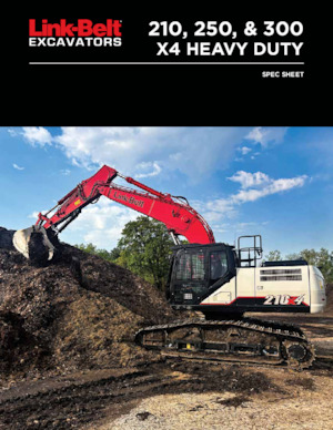 Rupsgraafmachines Link-Belt 300 X4 Heavy Duty