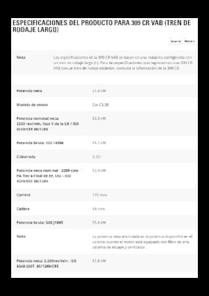 Rupsgraafmachines Caterpillar 309CR VAB