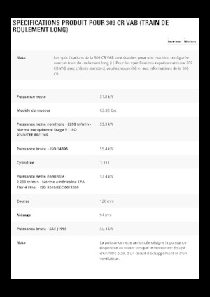 Rupsgraafmachines Caterpillar 309CR VAB