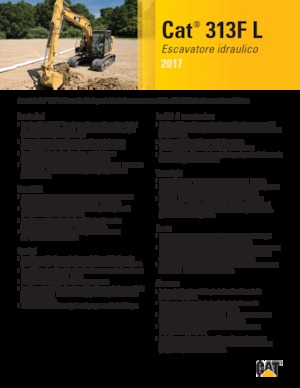 Rupsgraafmachines Caterpillar 313F L  