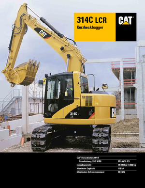 Rupsgraafmachines Caterpillar 314C LCR