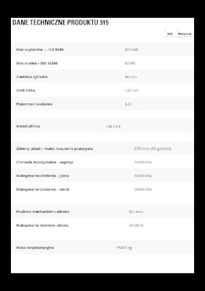 Rupsgraafmachines Caterpillar 315