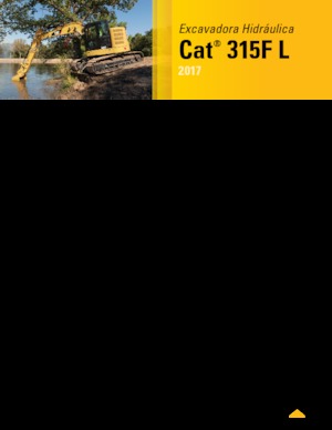 Rupsgraafmachines Caterpillar 315F L