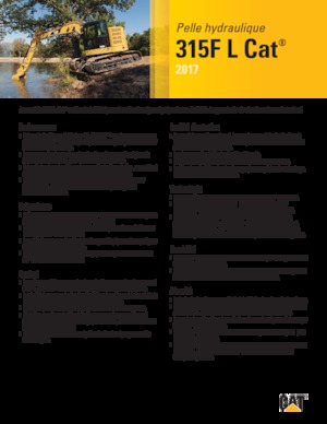 Rupsgraafmachines Caterpillar 315F L