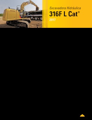 Rupsgraafmachines Caterpillar 316F L