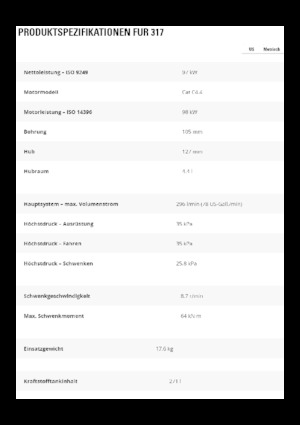 Rupsgraafmachines Caterpillar 317