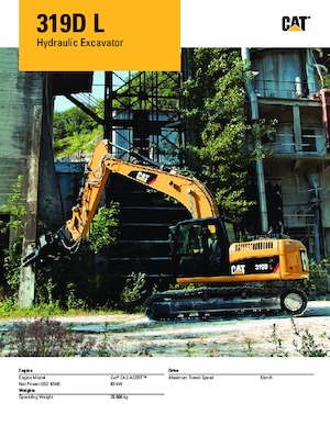 Rupsgraafmachines Caterpillar 319D
