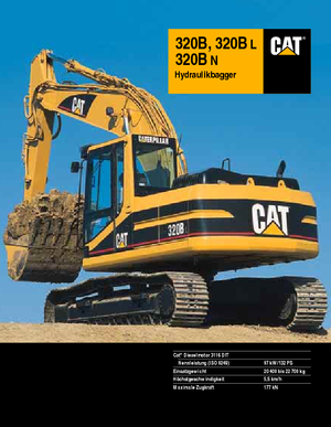 Rupsgraafmachines Caterpillar 320 B L