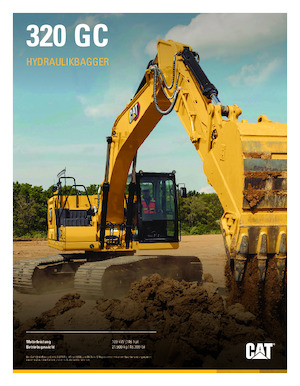Rupsgraafmachines Caterpillar 320GC