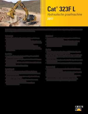 Rupsgraafmachines Caterpillar 323E L