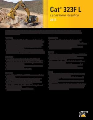 Rupsgraafmachines Caterpillar 323F L