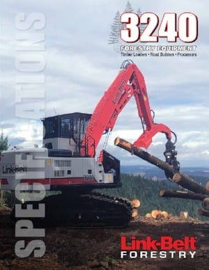 Rupsgraafmachines Link-Belt 3240 RB 