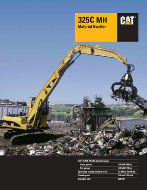 Rupsgraafmachines Caterpillar 325 C MH