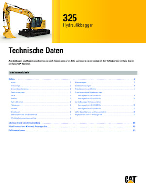 Rupsgraafmachines Caterpillar 325
