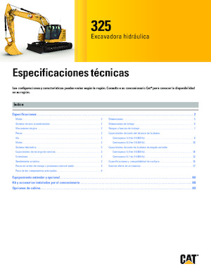 Rupsgraafmachines Caterpillar 325