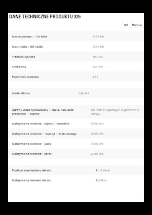 Rupsgraafmachines Caterpillar 325