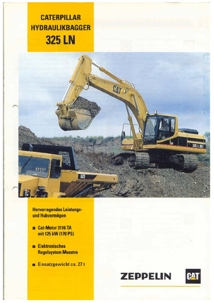 Rupsgraafmachines Caterpillar 325 L N (m)