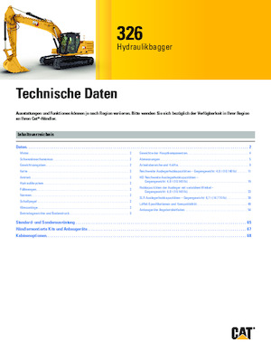 Rupsgraafmachines Caterpillar 326