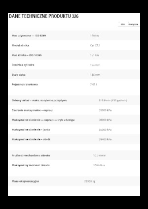 Rupsgraafmachines Caterpillar 326