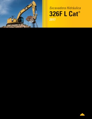 Rupsgraafmachines Caterpillar 326F L