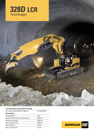 Rupsgraafmachines Caterpillar 328D LCR