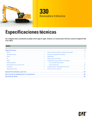 Rupsgraafmachines Caterpillar 330