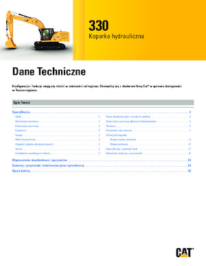 Rupsgraafmachines Caterpillar 330