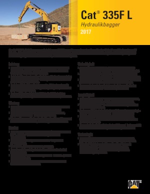 Rupsgraafmachines Caterpillar 335F L