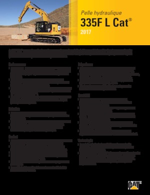 Rupsgraafmachines Caterpillar 335F L