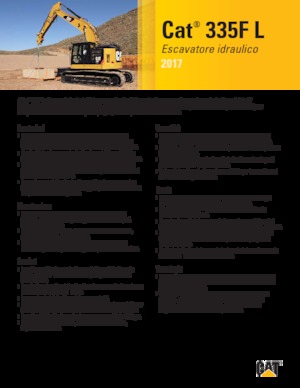 Rupsgraafmachines Caterpillar 335F L