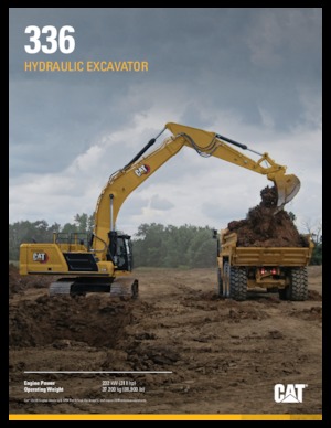 Rupsgraafmachines Caterpillar 336