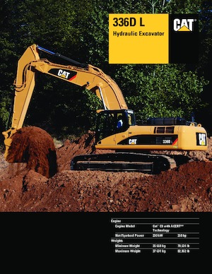 Rupsgraafmachines Caterpillar 336D