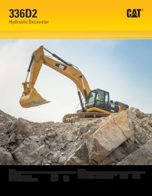 Rupsgraafmachines Caterpillar 336D2