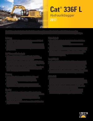 Rupsgraafmachines Caterpillar 336F L