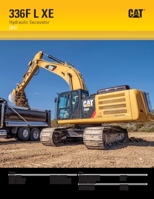 Rupsgraafmachines Caterpillar 336F L XE