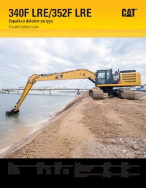 Rupsgraafmachines Caterpillar 352F LRE