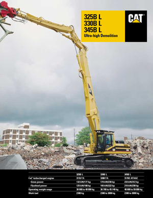 Rupsgraafmachines Caterpillar 325 B LN