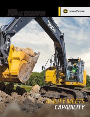 Rupsgraafmachines John Deere Construction 345G LC