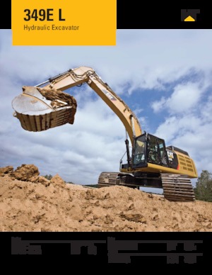 Rupsgraafmachines Caterpillar 349E