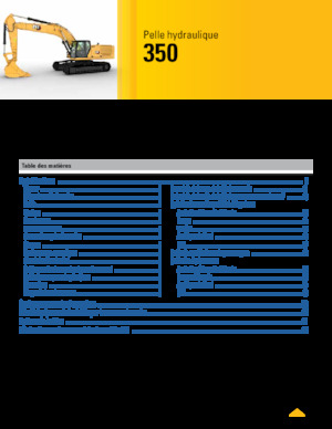 Rupsgraafmachines Caterpillar 350