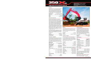 Rupsgraafmachines Link-Belt 350 X2