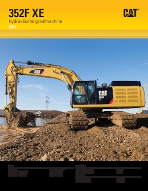 Rupsgraafmachines Caterpillar 352F XE