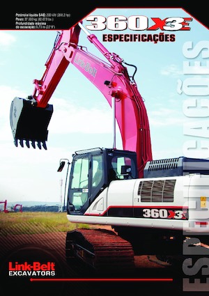 Rupsgraafmachines Link-Belt 360 X3E