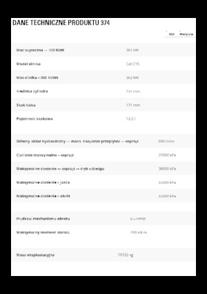 Rupsgraafmachines Caterpillar 374