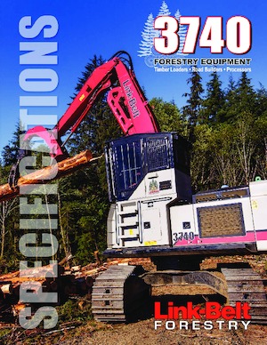 Rupsgraafmachines Link-Belt 3740 PH